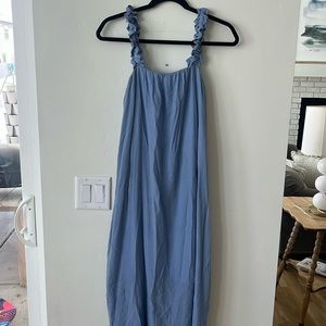 Bobeau Blue Midi Dress